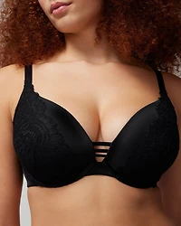 Push-up Plunge Bra with Lace