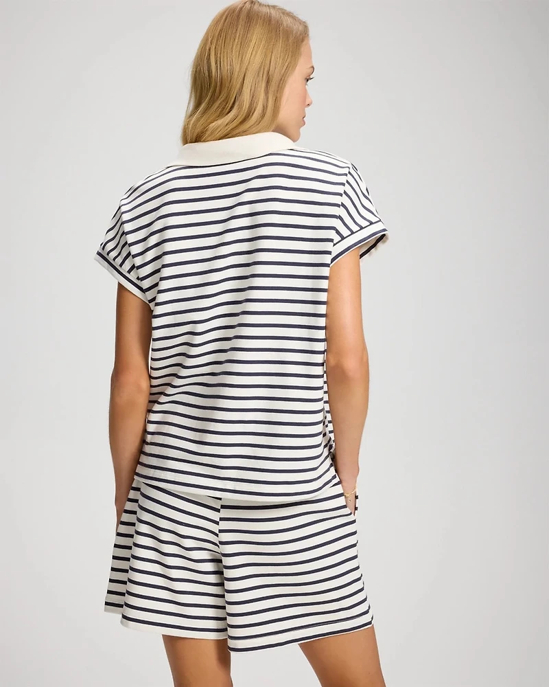 Essential Terry Extended Shoulder Sweatshirt