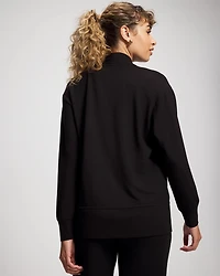 Ultrasoft Fleece Relaxed Button Up Cardigan