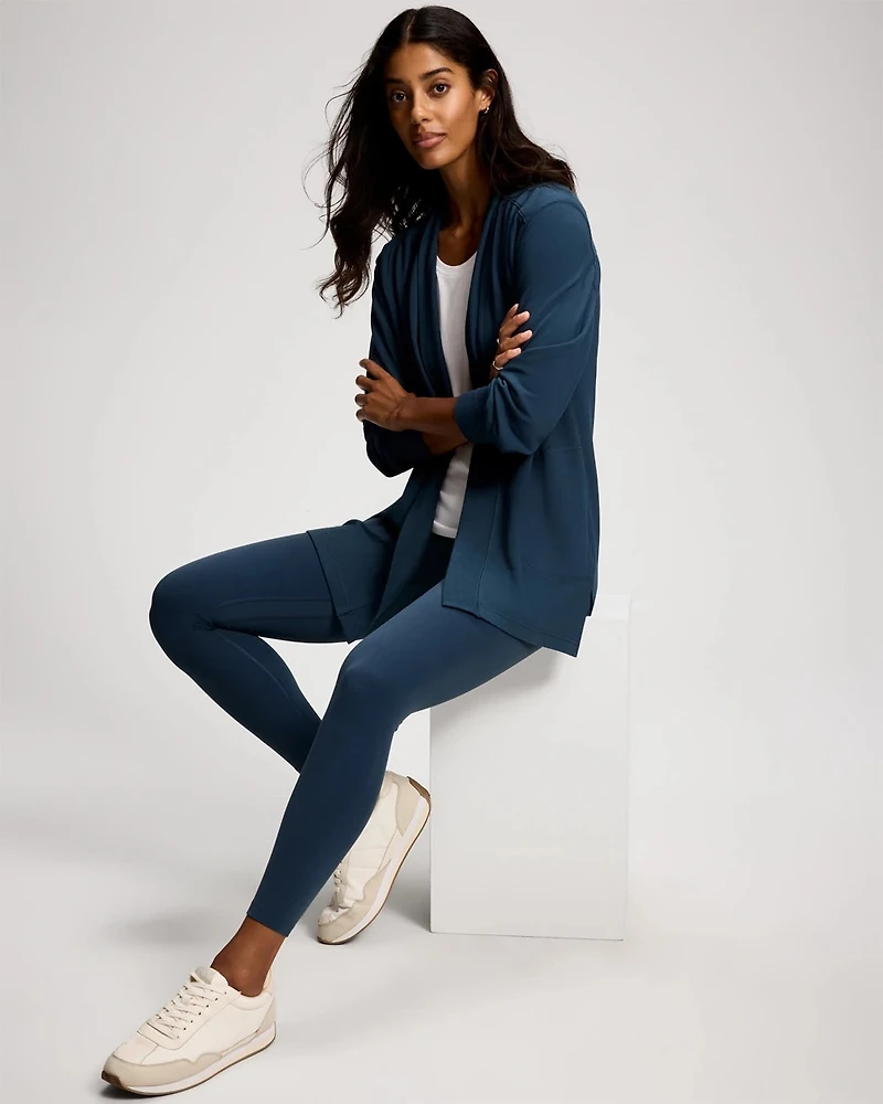 Ultra Soft Relaxed Open-Front Wrap
