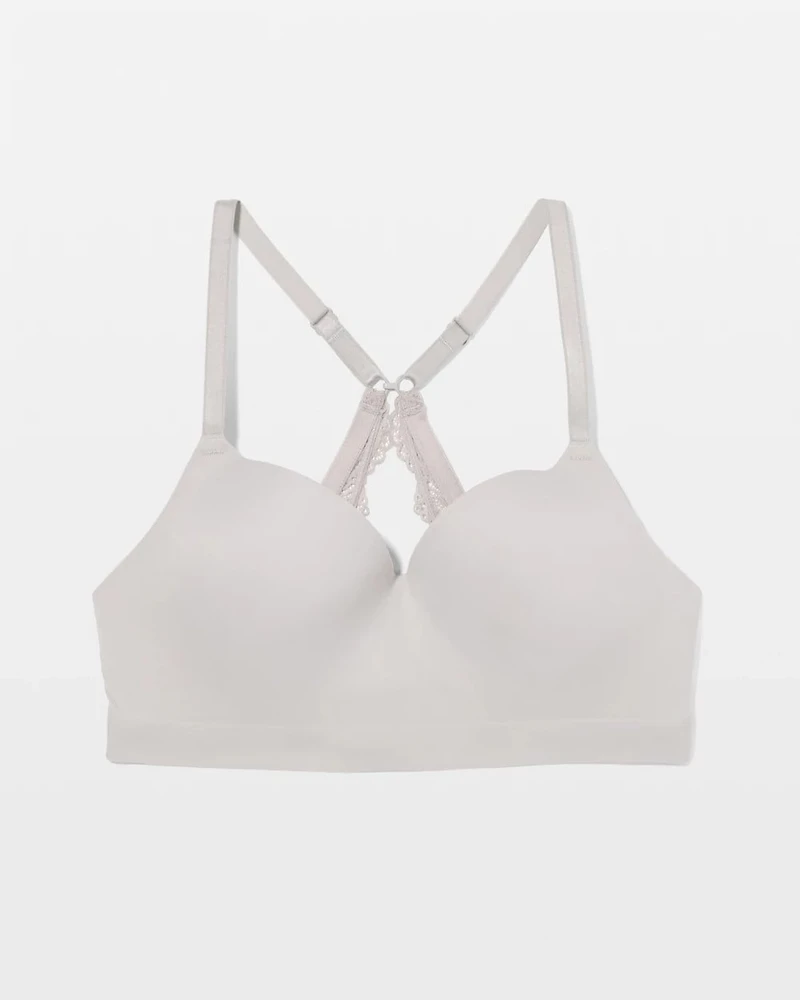 Luxe Wireless Bra with Lace Back