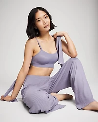 Pointelle Wide Leg Pajama Pant