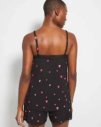 Lace Trim Pajama Cami