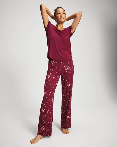 Packaged Short-Sleeve Pant Pajama Set