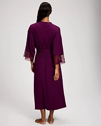 Geo Lace Midi Robe