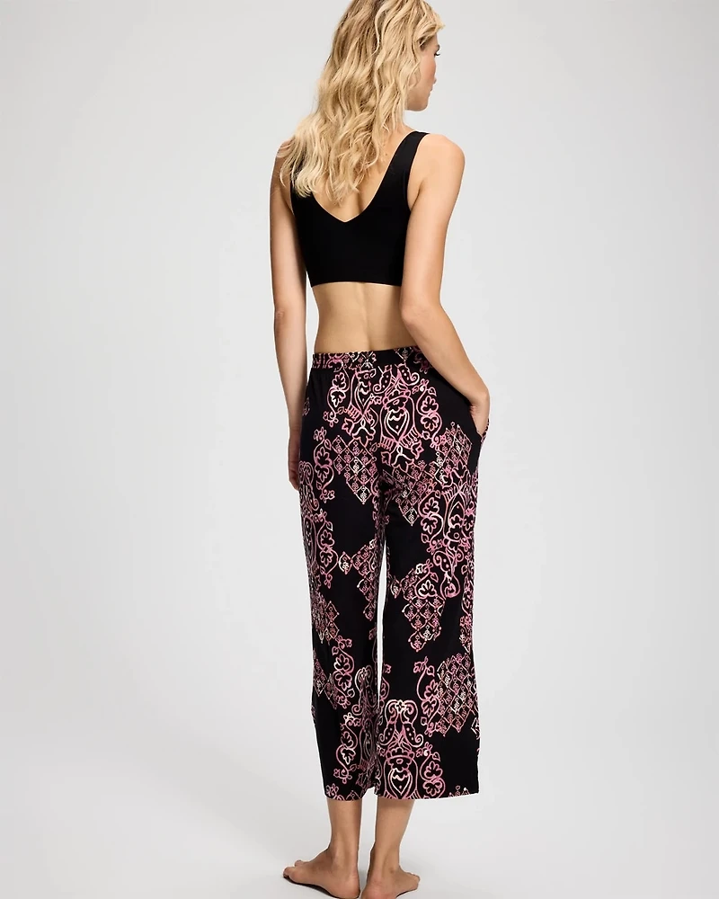 Cropped Pajama Pants