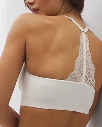 Racerback Bralette with Lace Back
