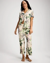 Relaxed Crop Pajama Pants