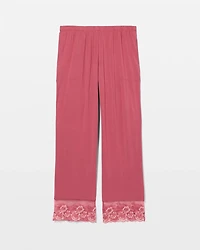 Romantic Lace Ankle Pajama Pants