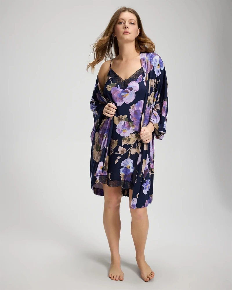 Bold Floral Lace Chemise