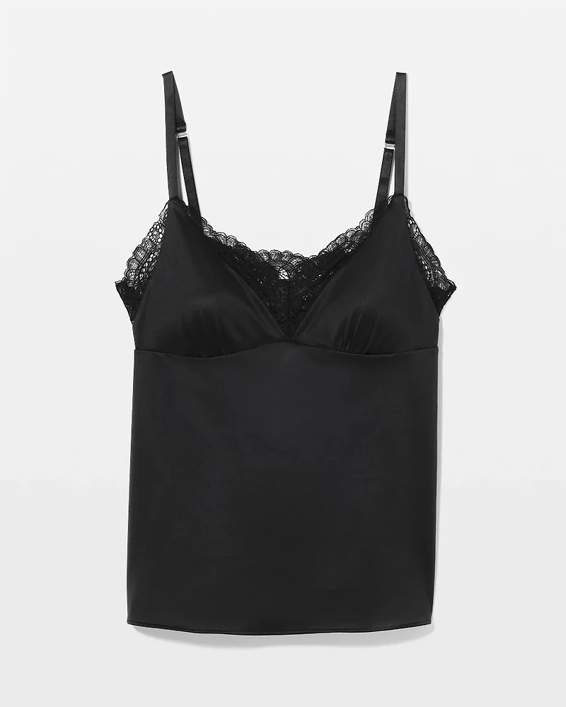 Lace-Trim Pajama Cami
