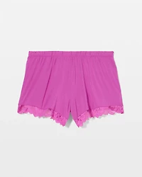 Bold Floral Lace Pajama Shorts