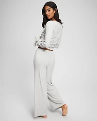 Pointelle Wide Leg Pajama Pant