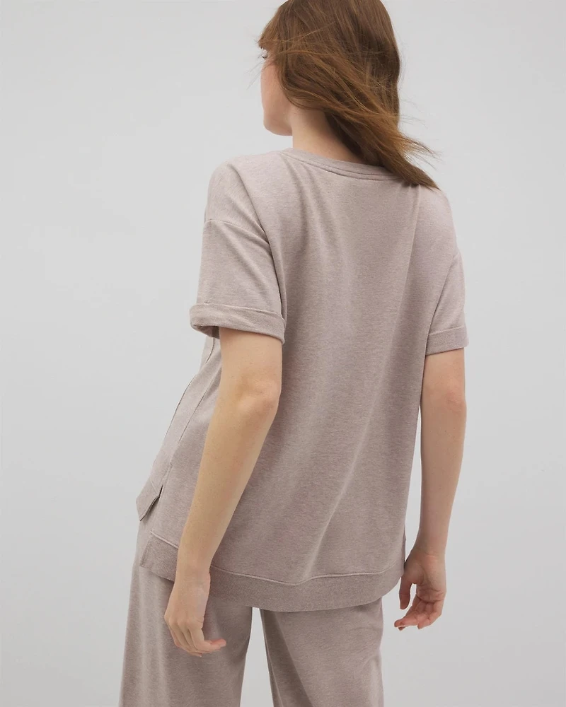 Relaxed Short Sleeve Top