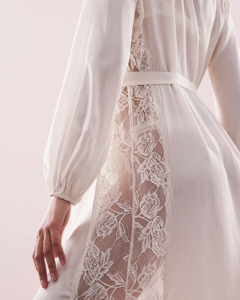 Soma's Sexiest Silk Chiffon Long Robe
