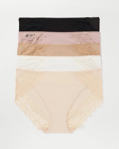 Lace High-Leg 5 Pack