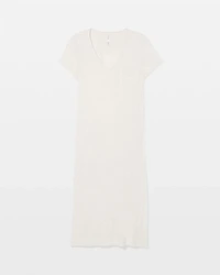 Slub Short Sleeve Long Sleepshirt