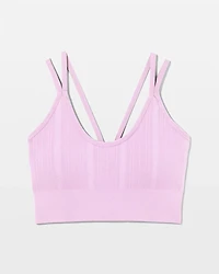 Seamless Bra With Strappy Back