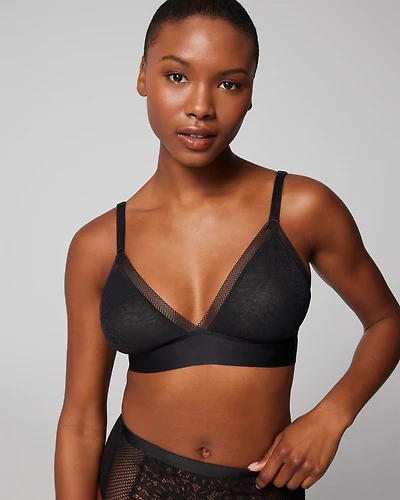 Triangle Bralette with Lace