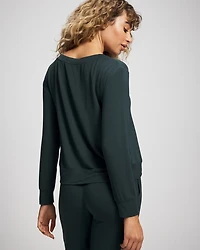 Long-Sleeve Pajama Top