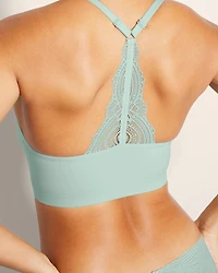 Racerback Bralette with Lace Back