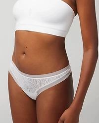 Soma Thong Panty with Stretch Lace