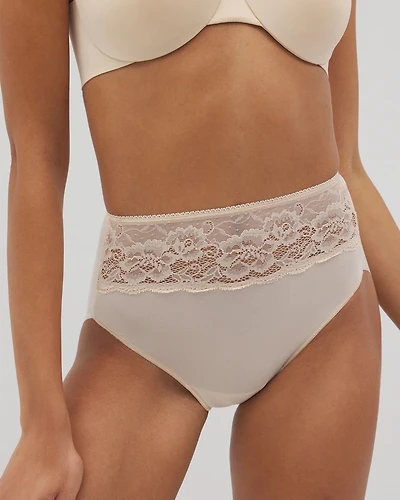Modern Brief Panty with Lace