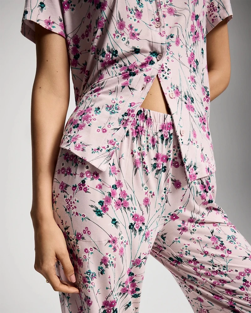 Printed Pajama Pants