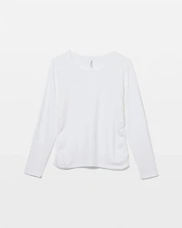 Ruched Long Sleeve Pajama Tee