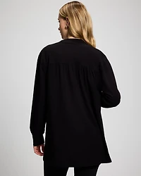 Ultra Soft Relaxed Open-Front Wrap