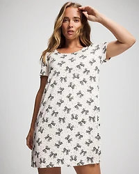 Short Sleeve Scoop Neck Sleepshirt