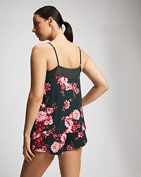 Mesh Trim Pajama Cami