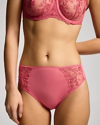 High-Leg Panty with Sensuous Embroidery