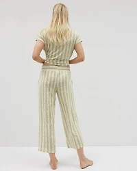 Cropped Pajama Pants