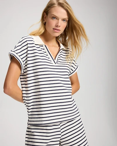 Essential Terry Extended Shoulder Sweatshirt