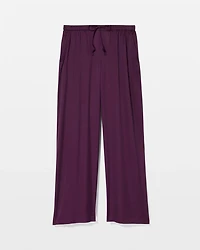 Wide-Leg Pajama Pants