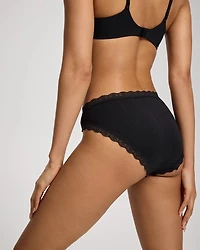 Cotton Rib High-Leg Panty