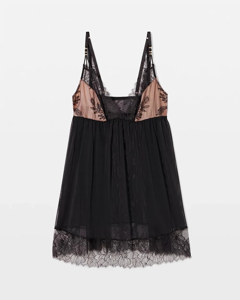 Mesh and Lace Chemise