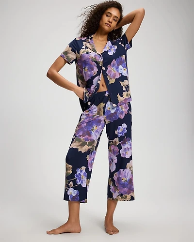 Cropped Pajama Pants