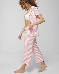 Cropped Pajama Pants