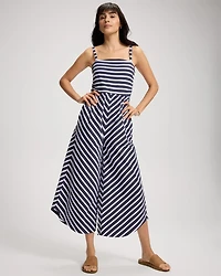 Cotton Ruched Bodice Jumpsuit