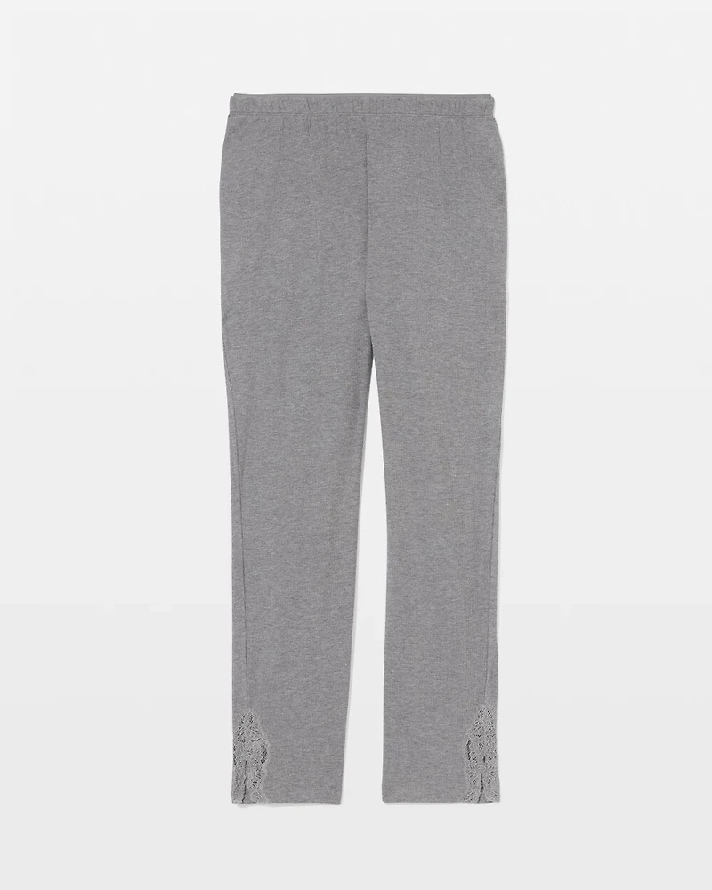Rib Ankle Pajama Pants