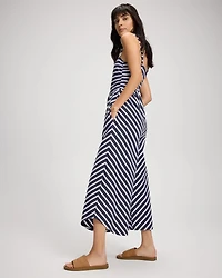 Cotton Ruched Bodice Jumpsuit