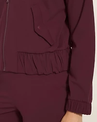 Cropped Bomber Jacket