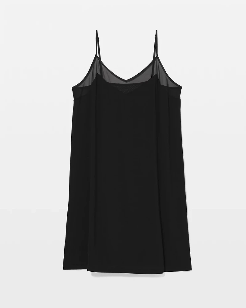 Mesh Trim Chemise