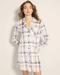 Button Front Sleepshirt