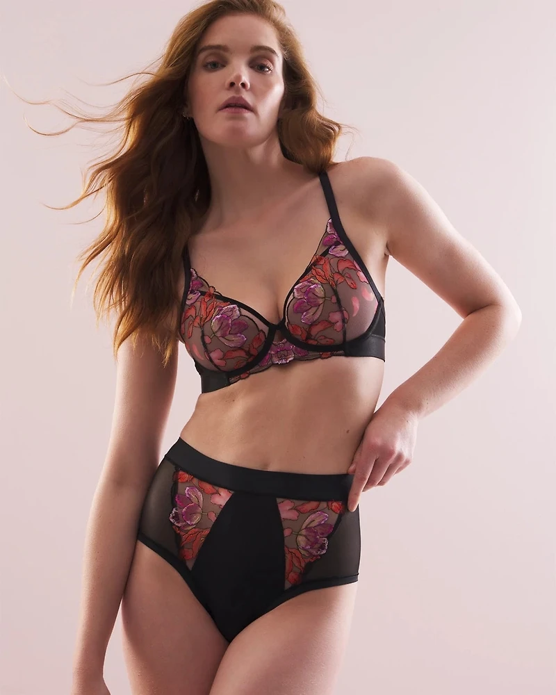 Soma's Sexiest High-Waist Cheeky Brief Panty with Embroidery