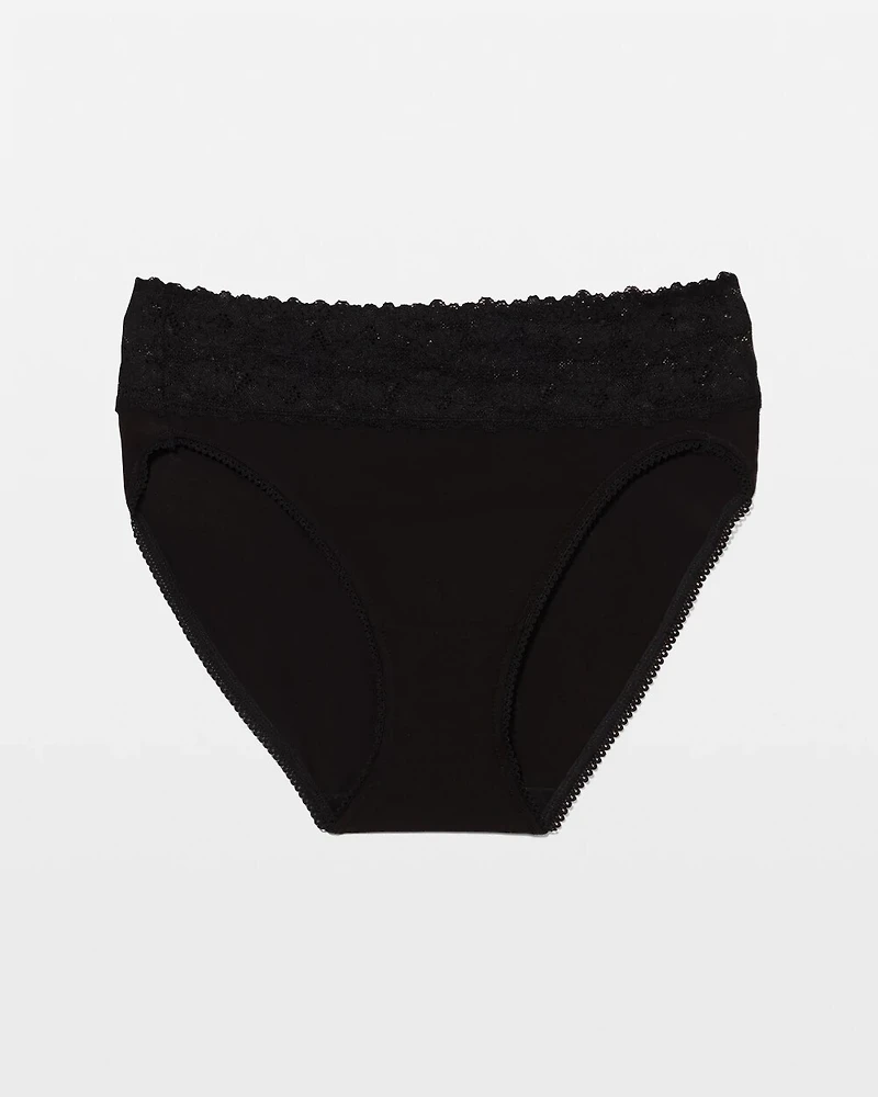 Embraceable Floral Lace Waist High-Leg Panty