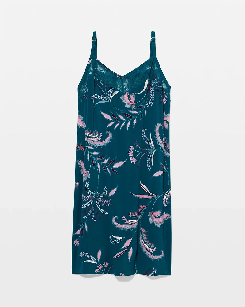 Cool Nights with Lace Chemise