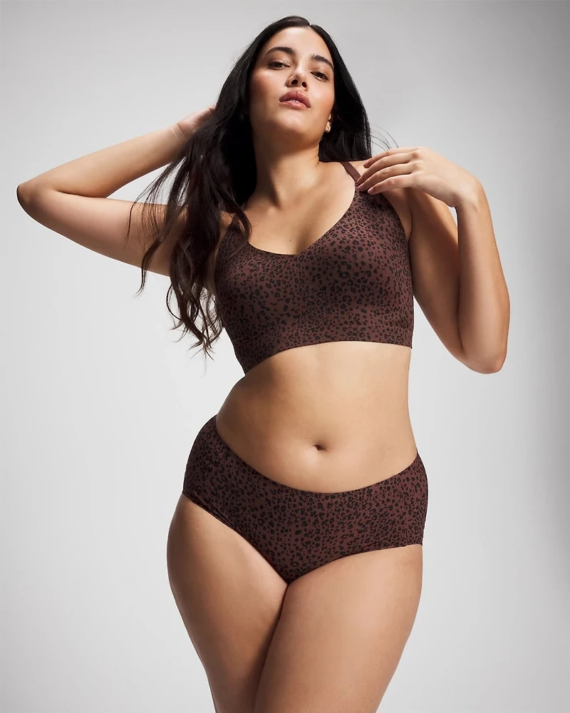 Racerback Bralette with Lace Back